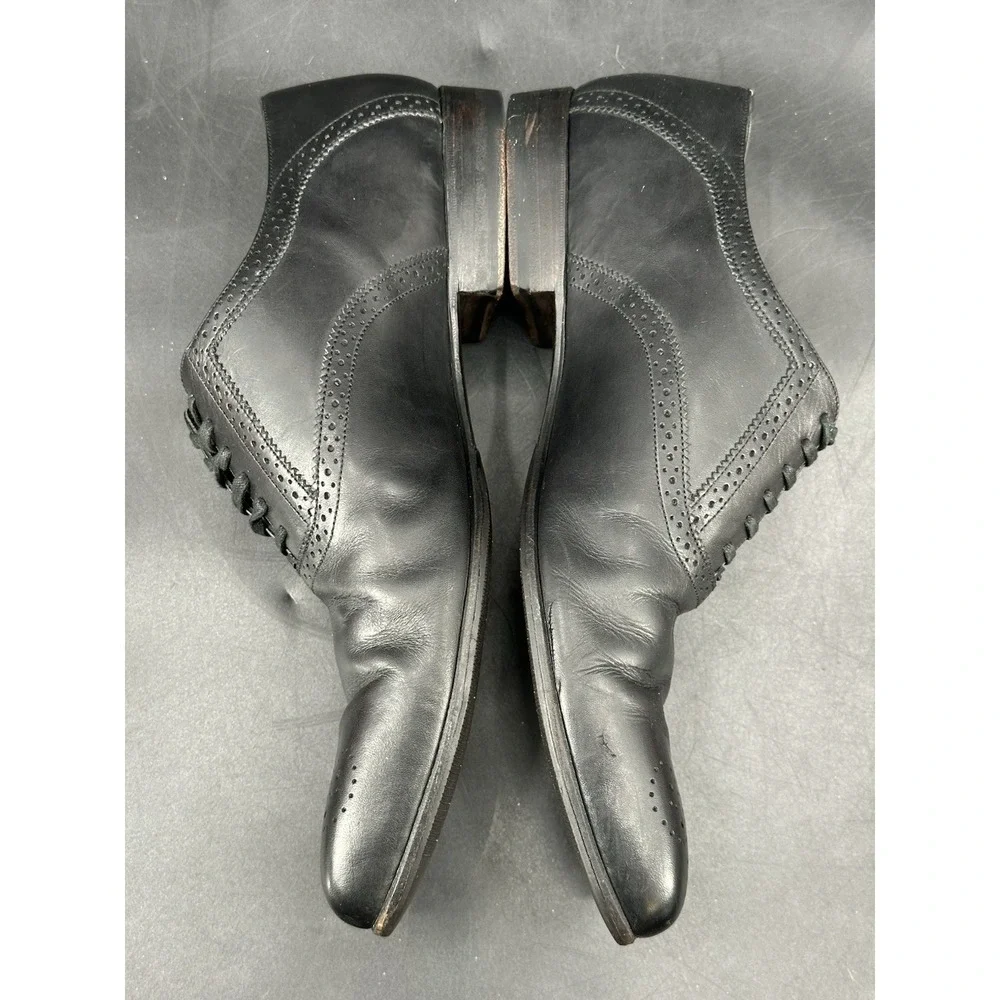 Pal Zileri Whole Cut Oxfords Brown Men's‎ Size 43.5 Black